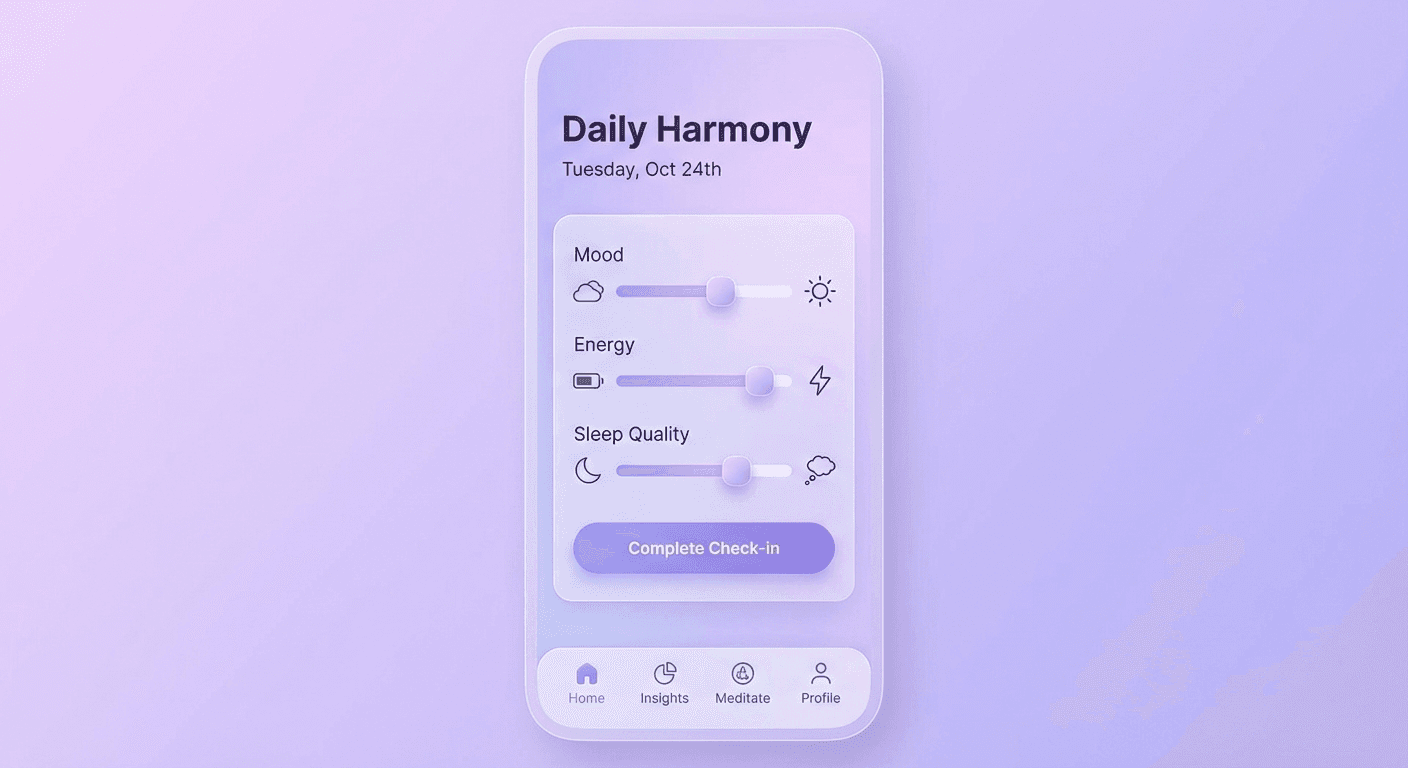 Daily Vibe Check main interface